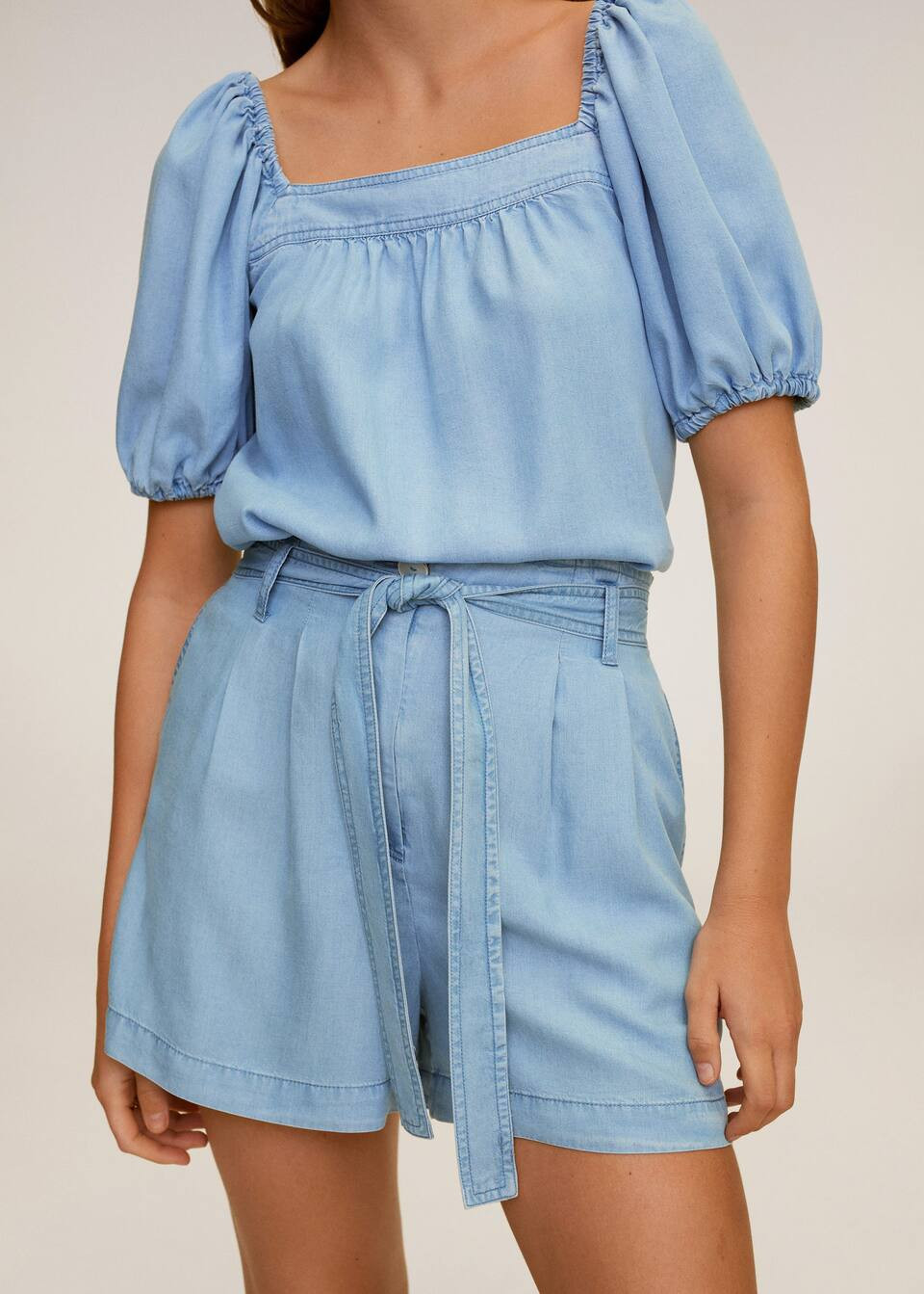 Soft bow short | MANGO (US)