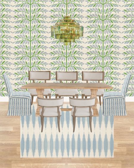 Traditional dining room, colorful dining room, formal dining room, southern home decor, grandmillennial dining room decor, colorful wallpaper 

#LTKfamily #LTKhome #LTKsalealert