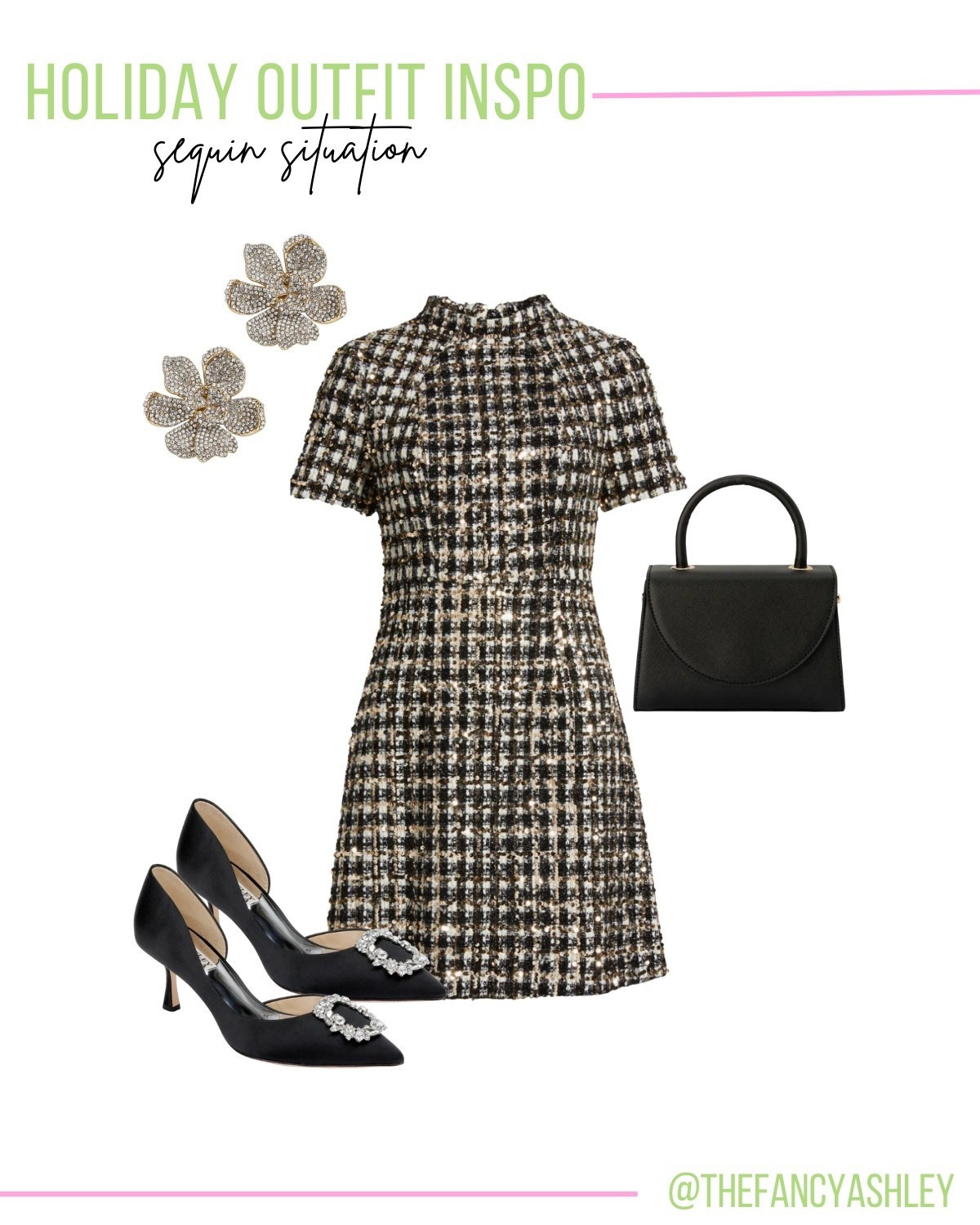 Holiday party ready! Cutest tweed sequin mini from Nordstrom - this is the holiday dress you need in your life, under $200. Paired it with the cutest heels, bag, and earrings. Holiday party perfection! #HolidayOutfit #SequinDress #NordstromFinds #PartyDress #HolidayParty #ChristmasOutfit


#LTKSeasonal #LTKHoliday