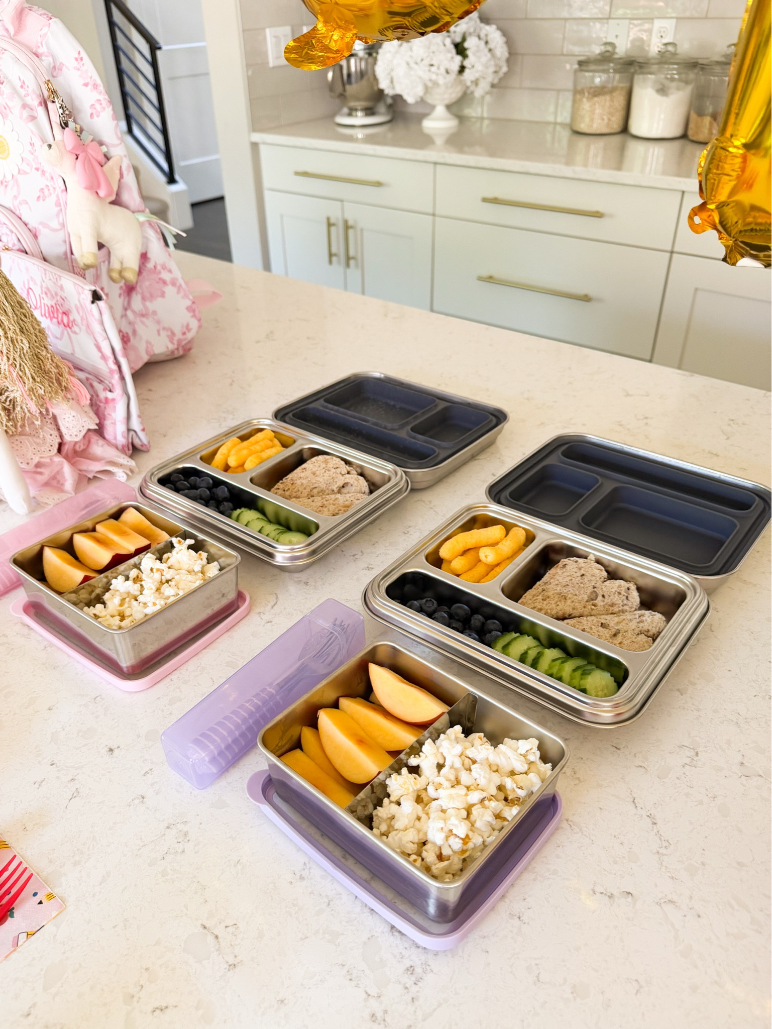Pottery Barn Kids x LoveShackFancy collection! Back to school finds

We picked up new stainless steel lunch and snack boxes, and I had almost everything monogrammed, which means no more labeling every single item 🙌

LoveShackFancy backpack, water bottle, pencil case, pouch, lunch box, utensils, bento box, doll, backpack charms, glitter pencil case, plates, balloons, back to school decorations kit

#LTKhome #LTKsummer #LTKkids