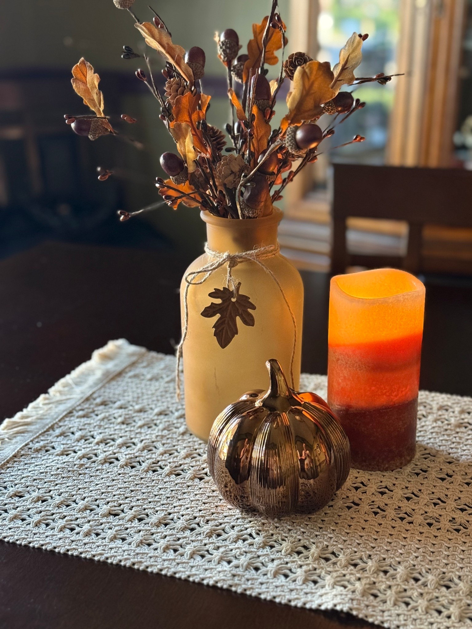 Simple fall table centerpiece 
All of these finds are from Hobby Lobby. Linked similar from Target and Amazon! 

#LTKHome #LTKFallSale #LTKFindsUnder50