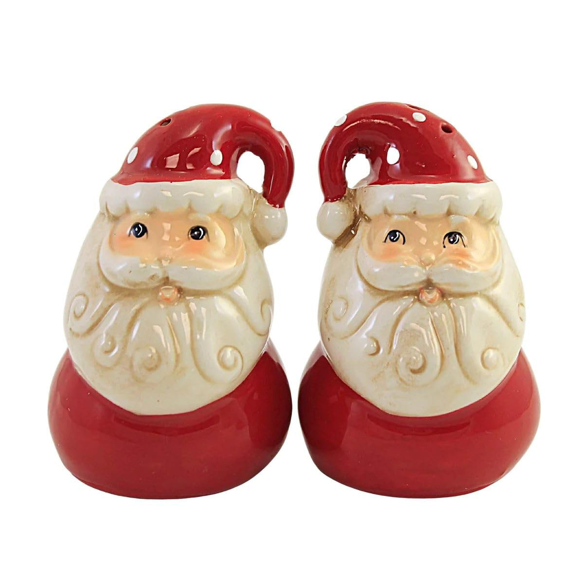 Johanna Parker Christmas Salt & Pepper Shakers, Red Santa Gnomes, Holiday Kitchen Decor | Amazon (US)
