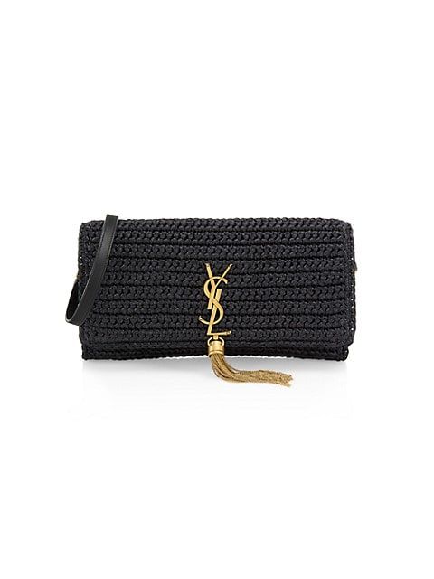 Kate 99 Raffia Tassel-Embellished Shoulder Bag | Saks Fifth Avenue