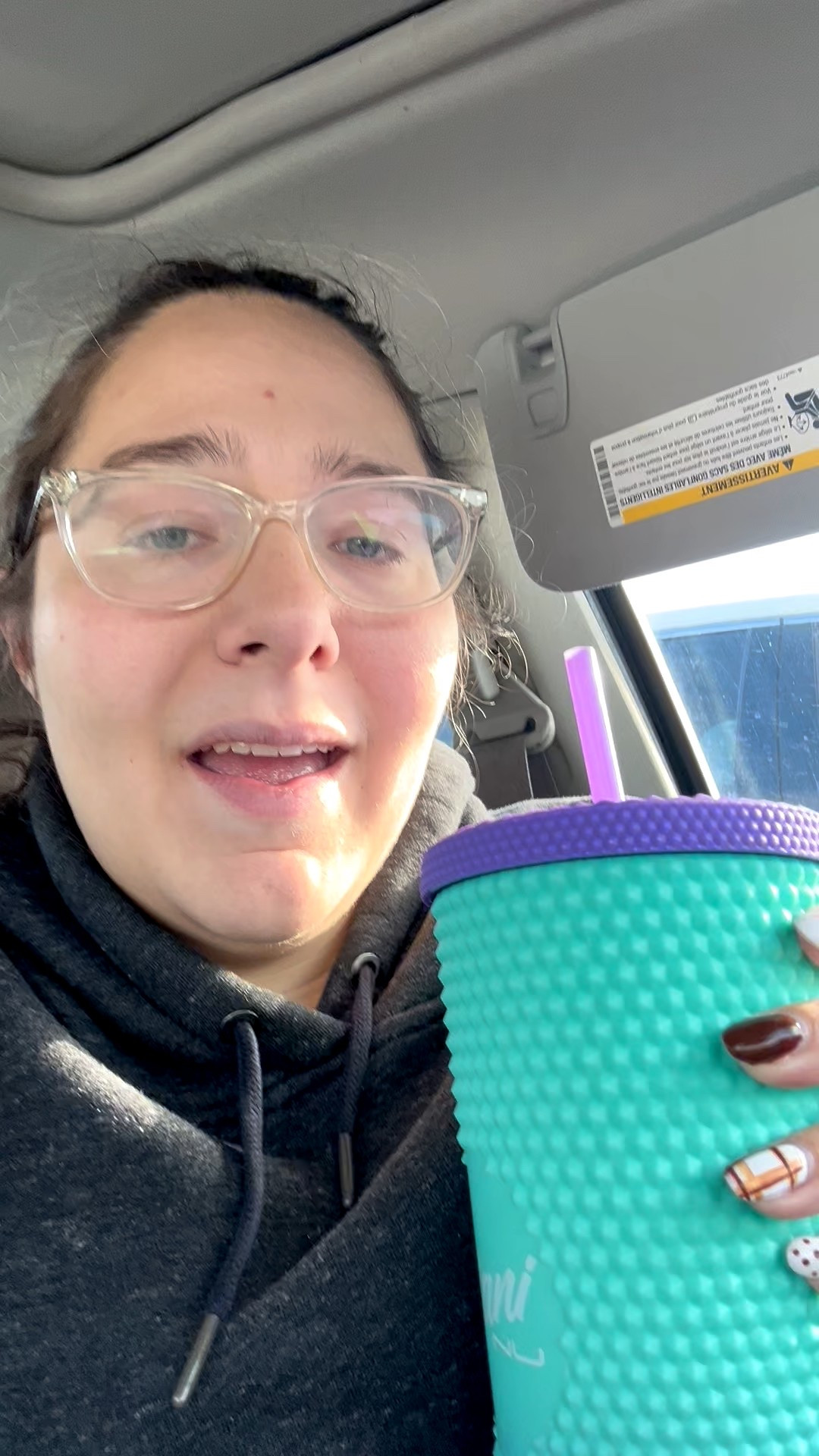 This is my caffeine for the day!! Witches Brew!!💚💜🧙‍♀️