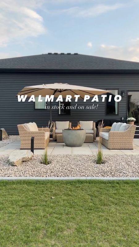 This Walmart patio set 😍👌 It’s back in stock and on sale!

I used two sofas and two chairs to create this U shaped patio space. The matching ottomans are finally back in stock too (unfortunately mine are old Target ones that have not been restocked this year). 

The best patio furniture! Great quality and affordable. Every piece comes with a cover too!

My concrete gas fire-pit is an old one from last year, but I found a couple similar ones for you!

Follow me @frengpartyof6 for all things neutral home!

#patio #stonepatio #patiodesign #homedecor #homedecorinspo #affordablehomedecor #budgetdecorating #budgetfriendly #organicmodern #myhomesweethome #organicmodern #ltkhome 

#LTKhome #LTKSeasonal #LTKsalealert