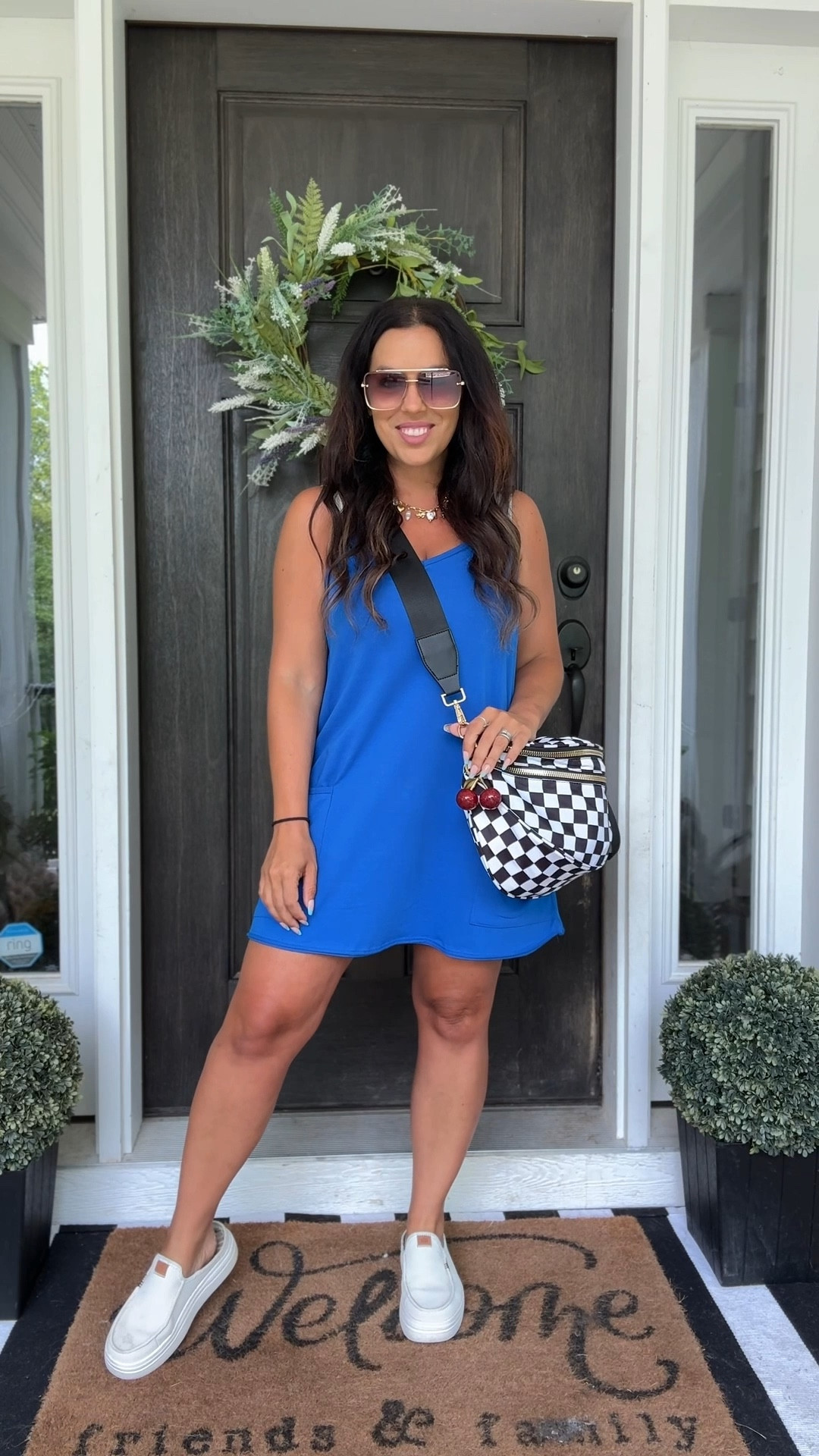 Saturday OOTD 💙☀️
This athletic mini dress is a must-have—comfy, flattering, and it has built-in shorts 🙌 Perfect for running errands, chasing kids, or a casual brunch!
Wearing the cobalt blue and obsessed! 🔥
#WeekendStyle #OutfitOfTheDay #TikTokMadeMeBuyIt #ComfyAndCute #TennisDress #BuiltInShorts #MomStyle #TikTokShopFinds #DealsForYouDays