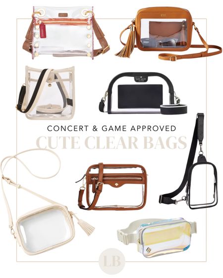 Clear purses for games and concerts! 

#LTKFestival #LTKitbag #LTKSeasonal