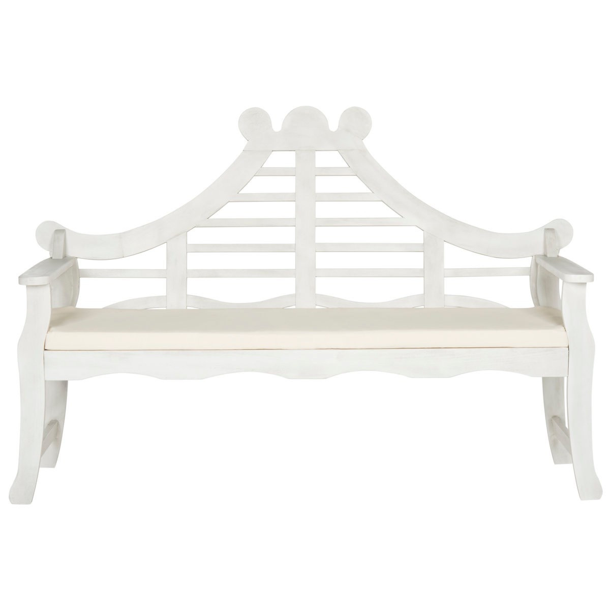 Over 30% off white outdoor bench 🤍 patio refresh wood Bench