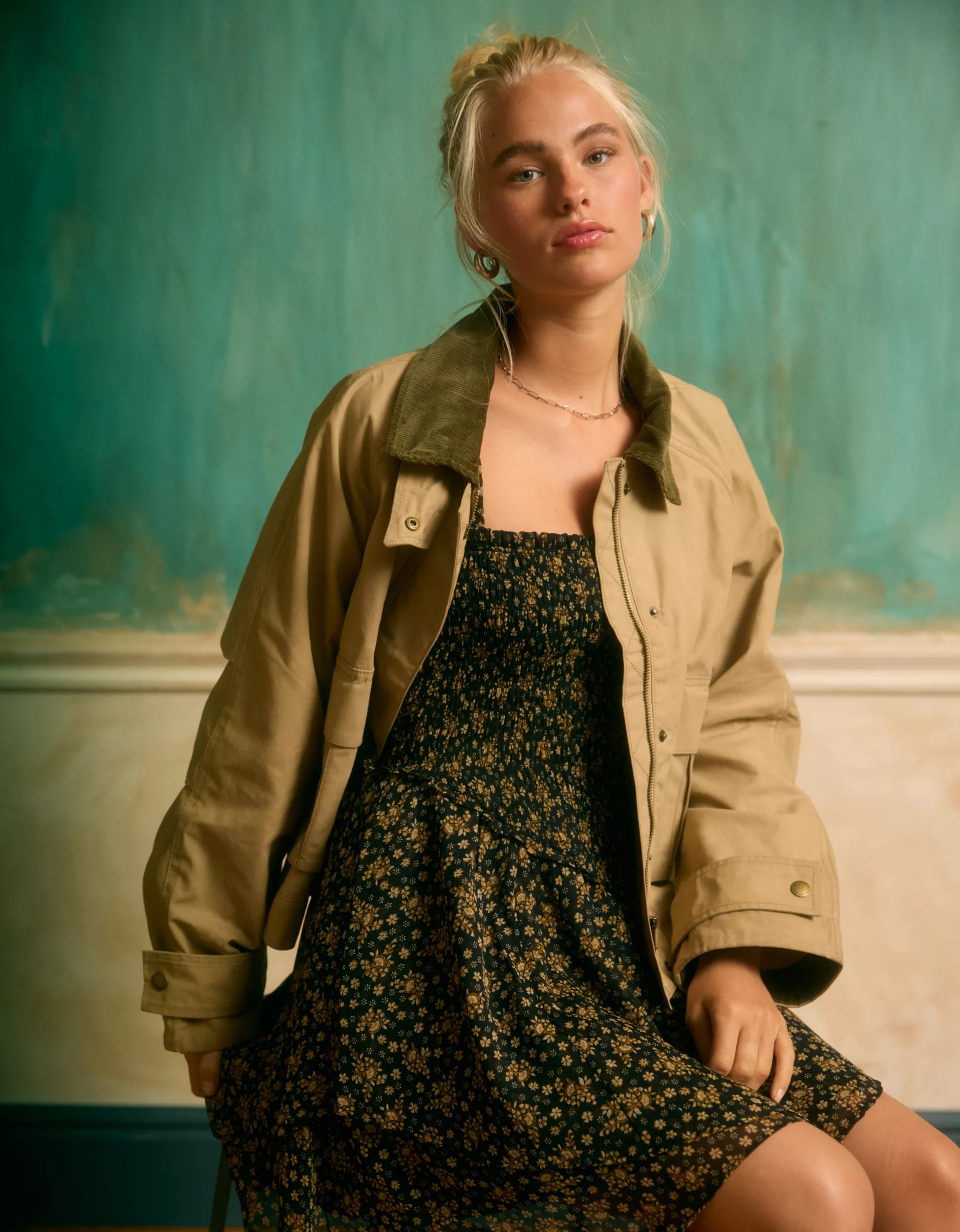 AE Cropped Utility Jacket | American Eagle Outfitters (US & CA)