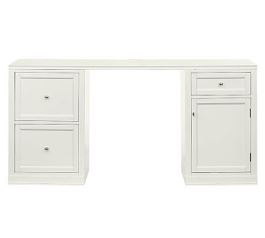 Logan Desk, Antique White | Pottery Barn (US)