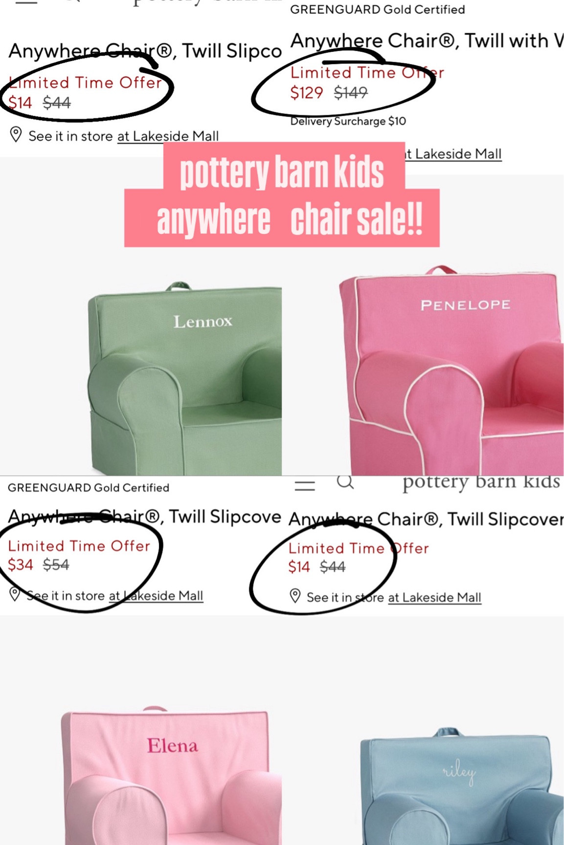 Pottery Barn kids Sale!
Anywhere chair sale

#LTKKids #LTKCyberWeek #LTKHome