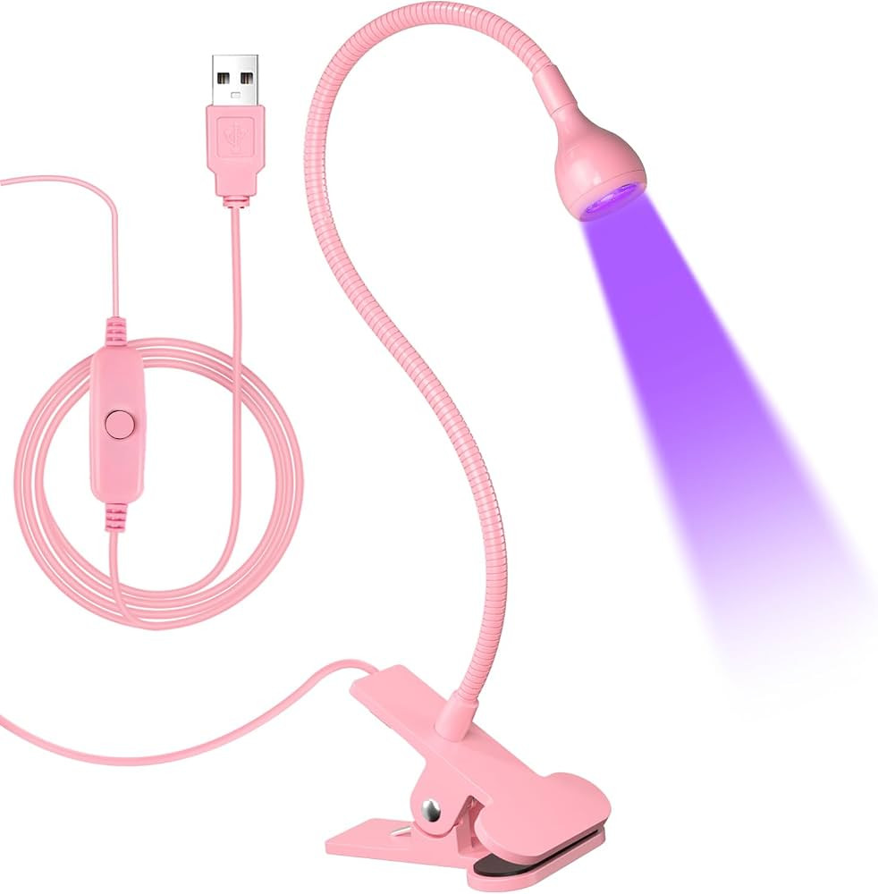 AORAEM LED Nail Lamps 3W Flexible Gooseneck Lamp Quicky Dry Nail Manicure Dryer Gel Polish Curing... | Amazon (US)