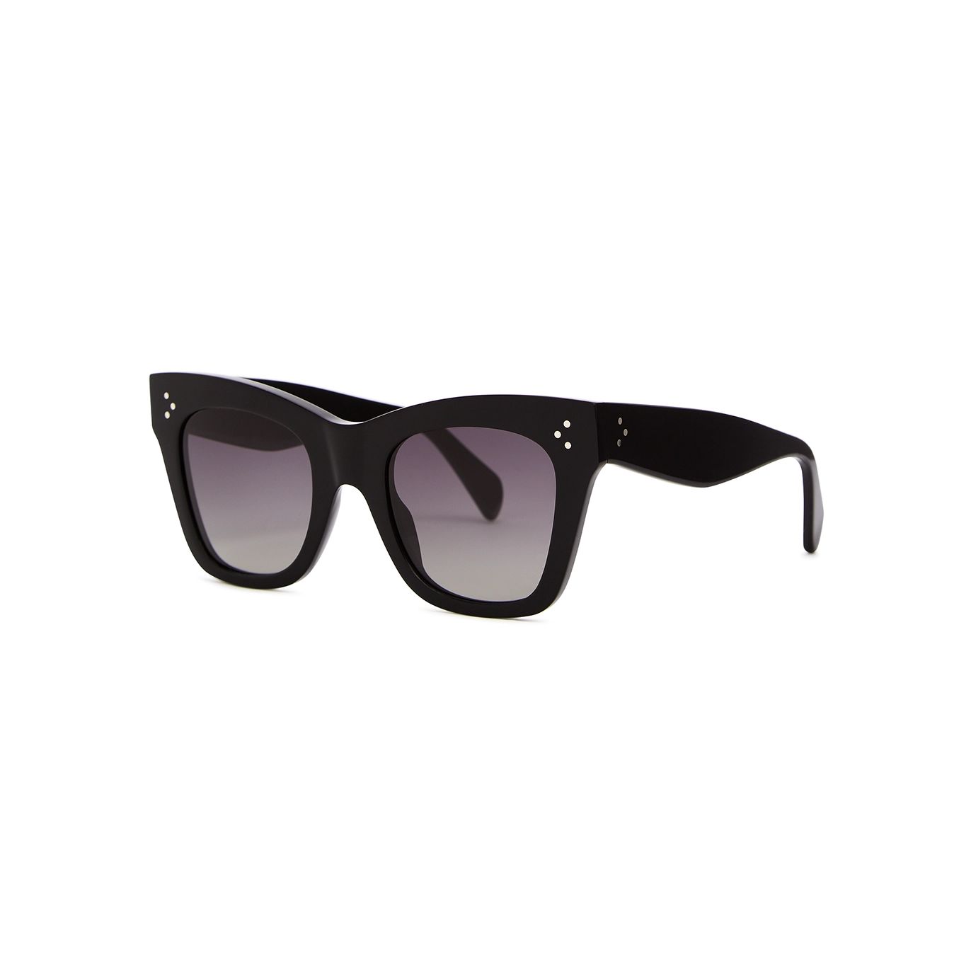 Celine Black Square-frame Sunglasses - Black And Grey | Harvey Nichols (Global)