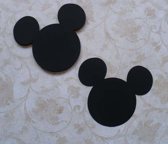 Mickey Mouse Head Shapes Die Cut 3.5 inch pieces for crafts Centerpiece DIY Kids Crafts Birthday ... | Etsy (US)