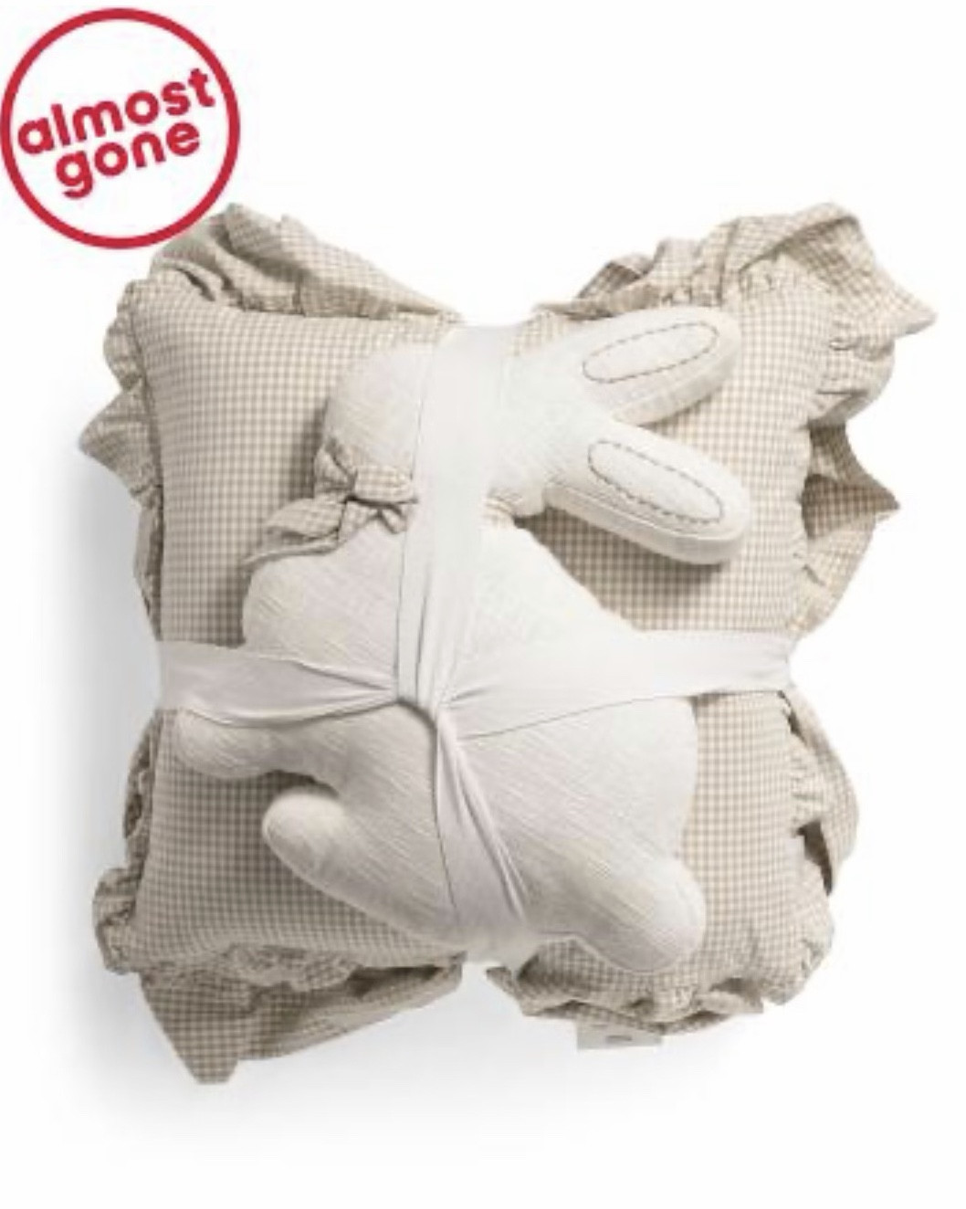 3 PC set LILLIAN AUGUST FRENCH
FARMHOUSE
checked and bunny shaped pillows








@TJ Maxx 


#LTKSeasonal #LTKHome #LTKSaleAlert