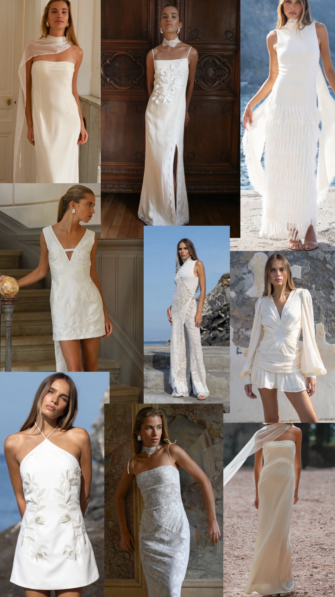 Bridal and engagement looks