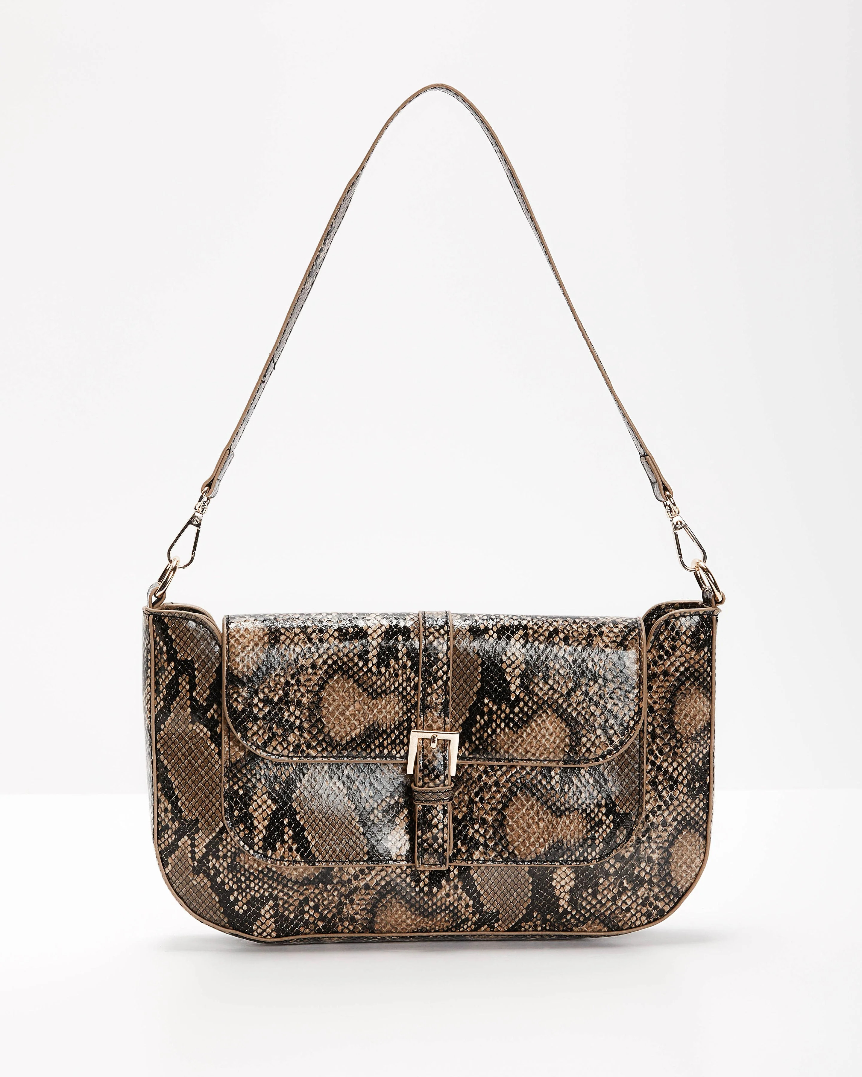 Gerrison Snakeskin Print Shoulder Bag | VICI