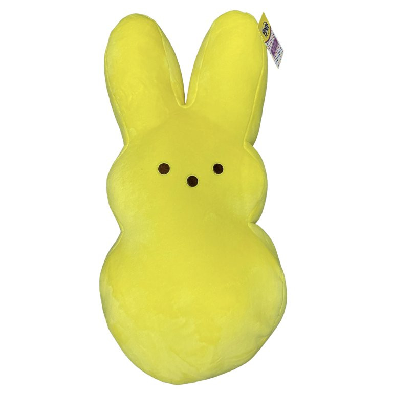 PEEPS Soft Plush Bunny Stuffed Animal - Large Edition for Easter and Playtime - Yellow 22 inch | Walmart (US)