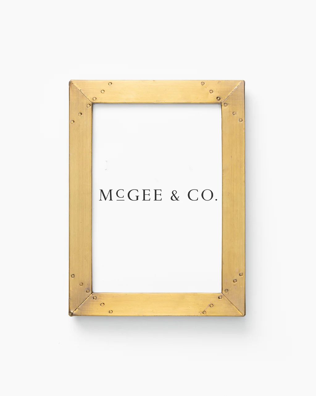 Industrial Brass Frame | McGee & Co.