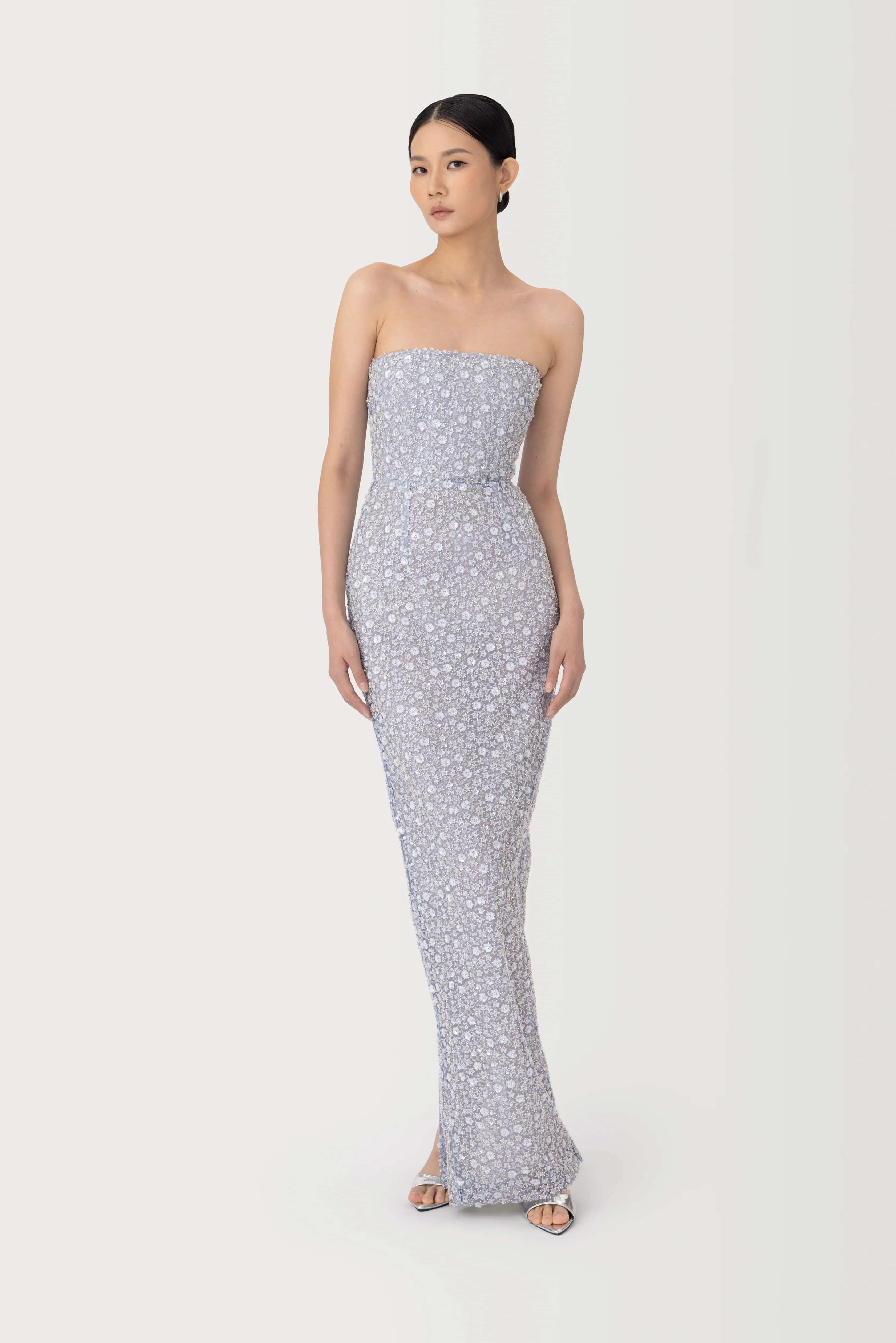 Tilly Strapless Maxi Dress | Sau Lee