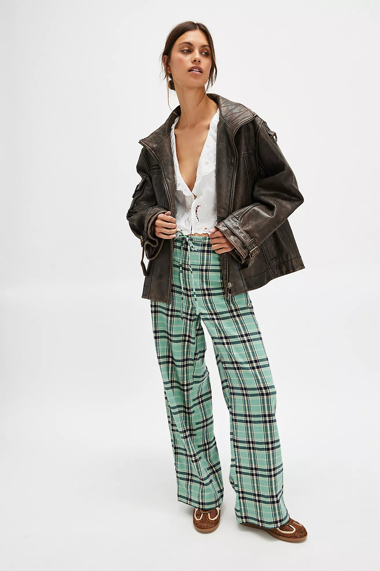 Hudson Canyon Plaid Pants | Free People (Global - UK&FR Excluded)