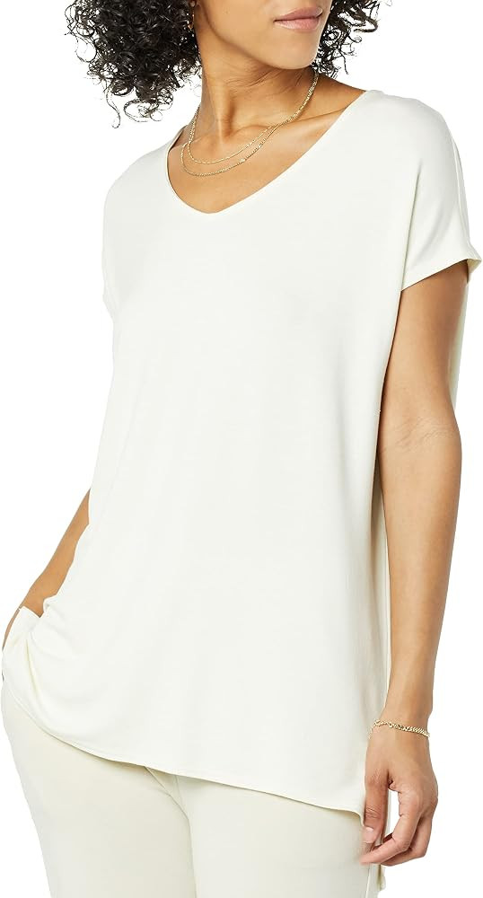 Amazon Essentials Women's Supersoft Terry Relaxed-Fit Dolman-Sleeve V-Neck Tunic (Previously Dail... | Amazon (US)