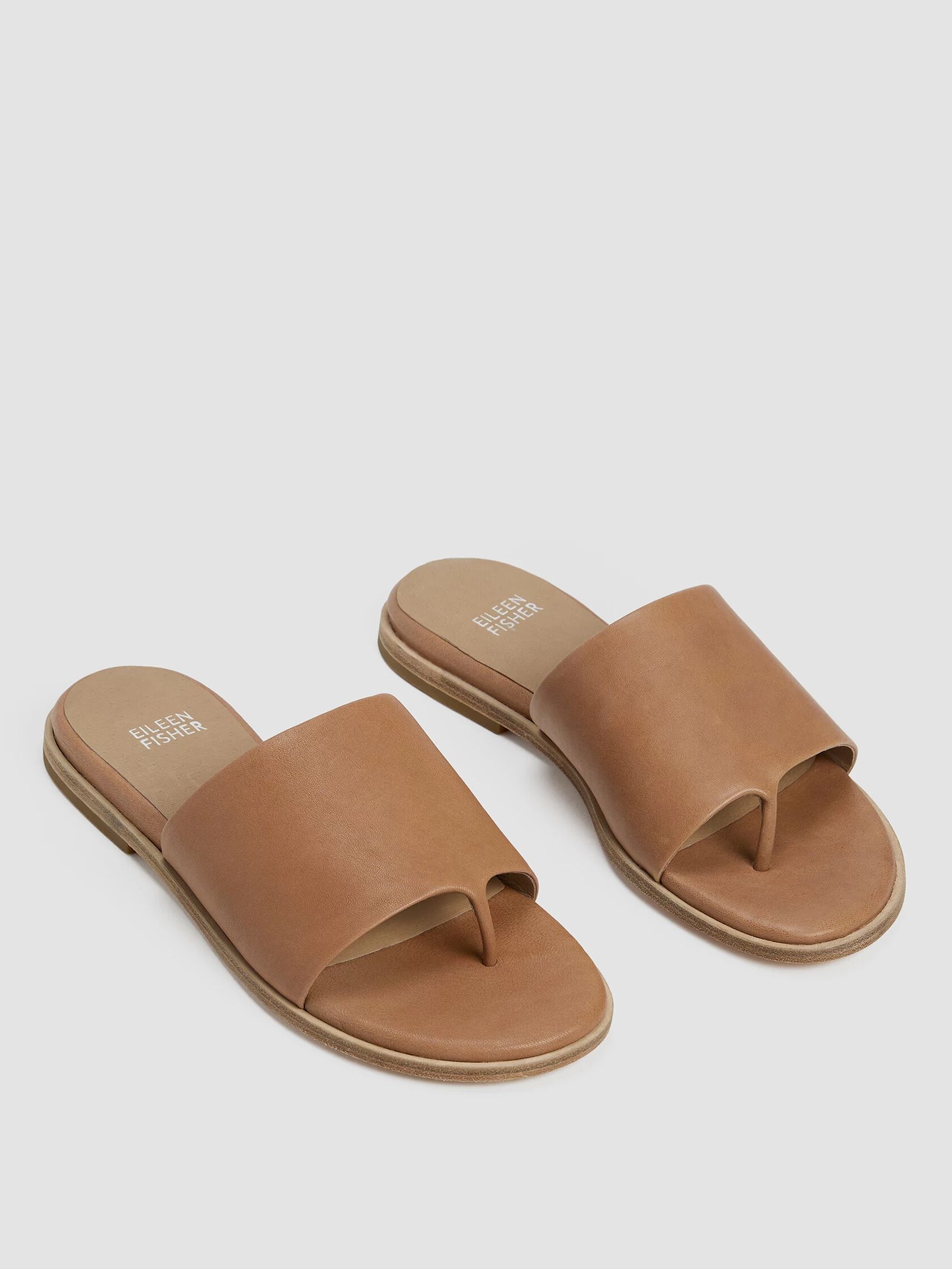 Kore Tumbled Leather Sandal | Eileen Fisher
