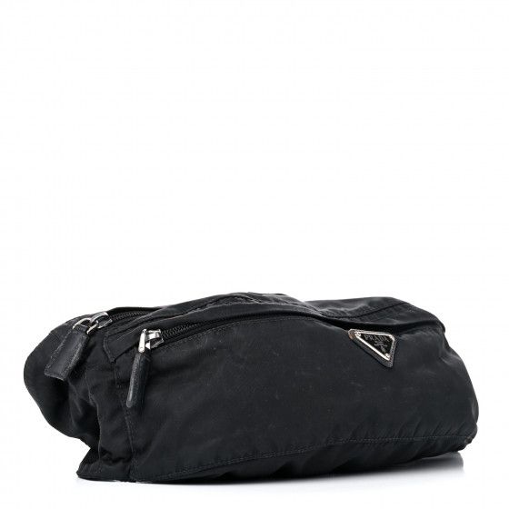 PRADA Tessuto Nylon Montagna Belt Bag Black | FASHIONPHILE | Fashionphile