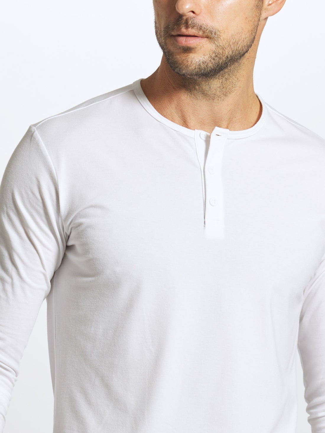 AO Long Sleeve Henley Elongated | Cuts Clothing