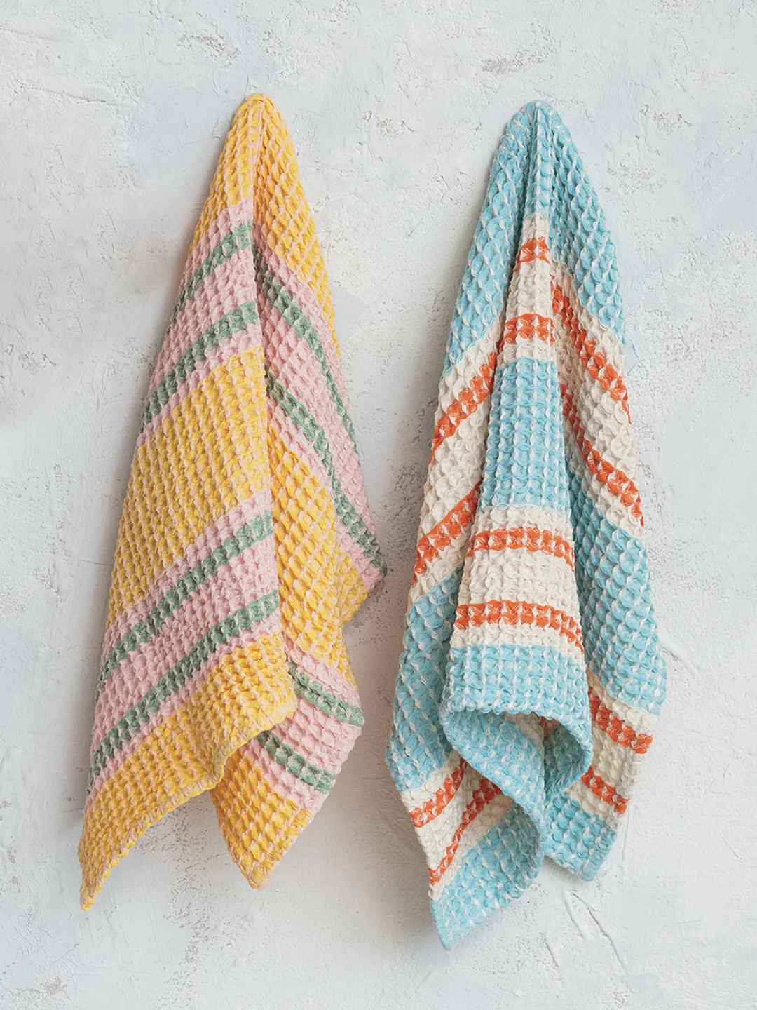 Cotton Waffle Weave Dish Towels, Set of 2 | Natural Life