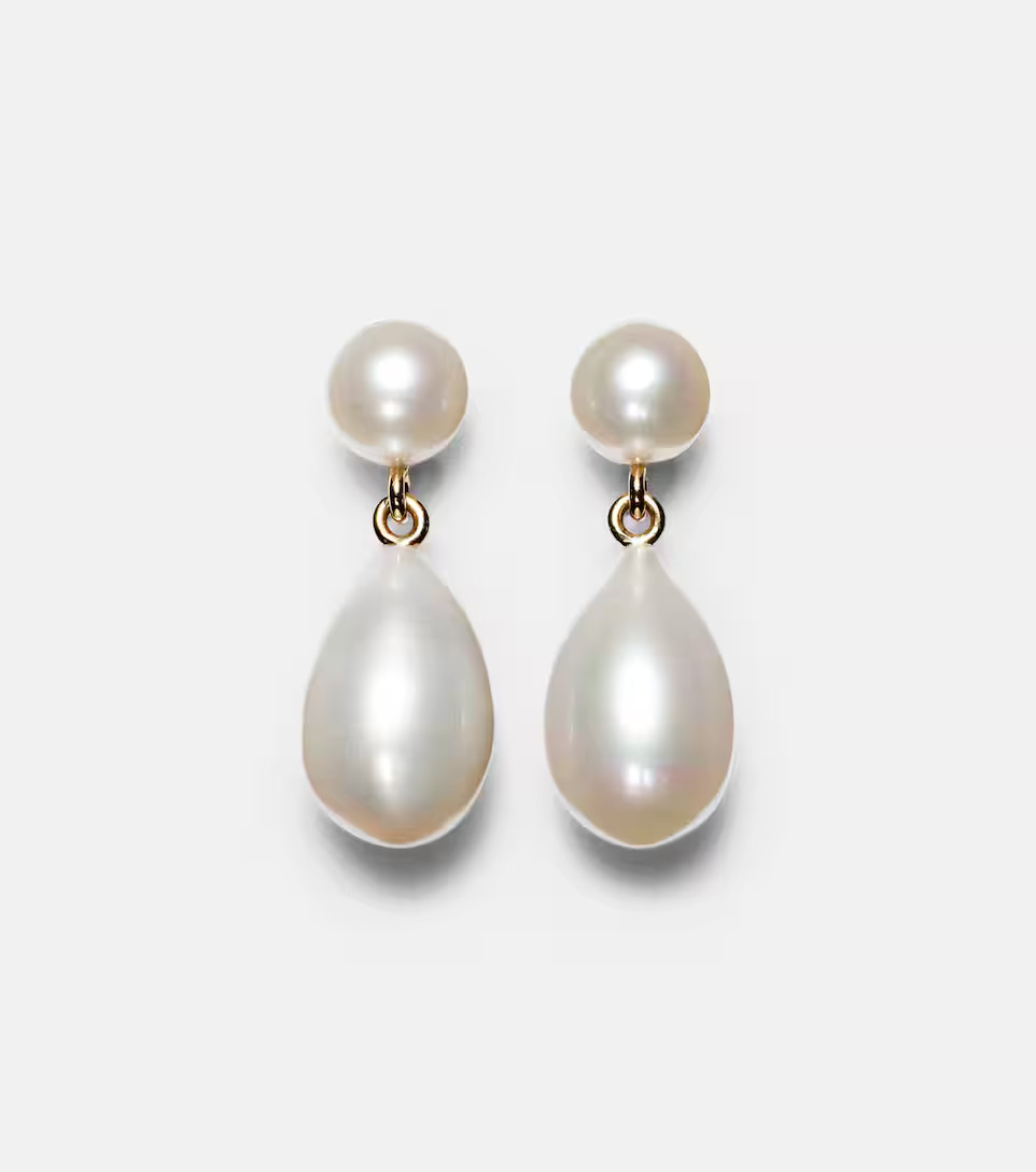 Venus L'eau 14kt gold earrings with pearls | Mytheresa (US/CA)