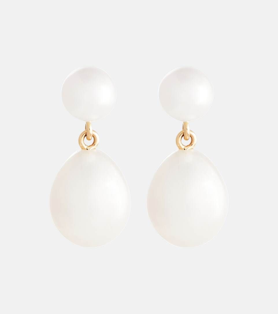Venus L'eau 14kt gold earrings with pearls | Mytheresa (US/CA)