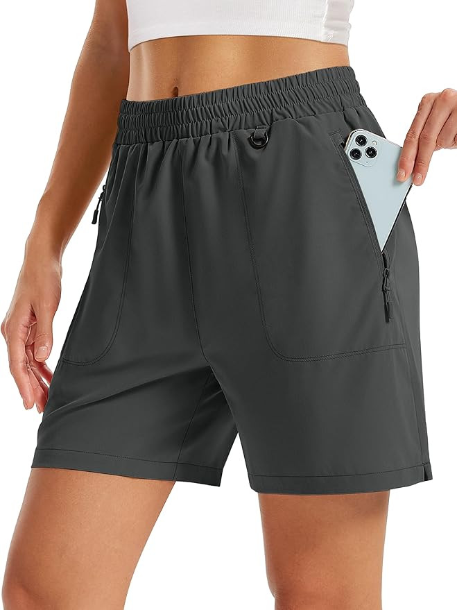 TACVASEN Women's 5" Hiking Shorts Quick Dry UPF 50+ Lightweight Athletic Shorts with Pockets Golf... | Amazon (US)