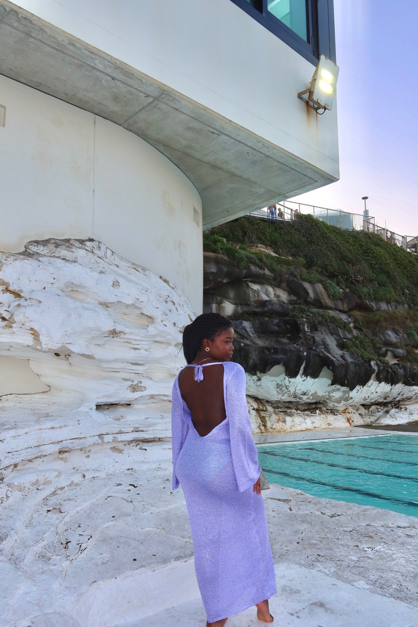 Kendrick Purple Sequin Knit Long Sleeve Maxi Dress 

#LTKstyletip #LTKHoliday #LTKaustralia