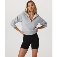 Vuori Restore Half Zip Jacket Hoodie | Light Heather Grey | XL | Vuori Clothing (US & Canada)