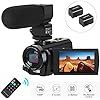 Video Camera Camcorder,Actinow Digital Camera Recorder with Microphone HD 1080P 24MP 16X Digital ... | Amazon (US)
