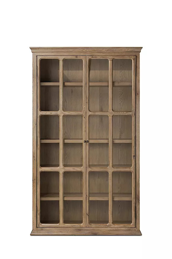 Dawes Oak Display Cabinet | Anthropologie (US)