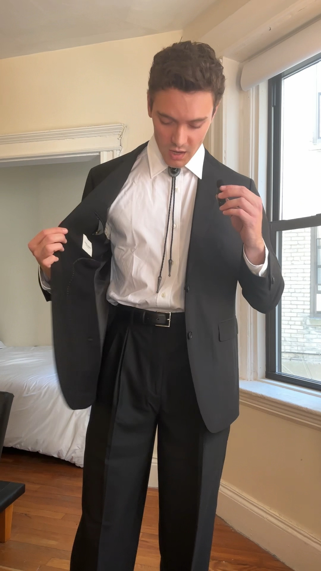 Trying on my new suit, gifted by Banana Republic.

#LTKmens #LTKshoecrush #LTKwedding