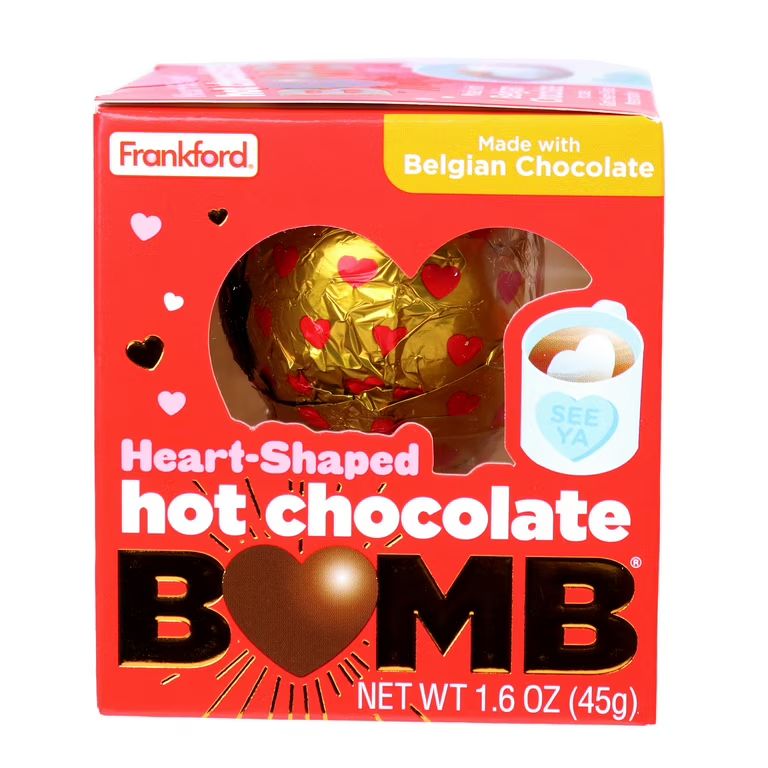 Frankford Valentine's Day Heart Milk Chocolate Bomb 1.6oz, 1 Count | Walmart (US)