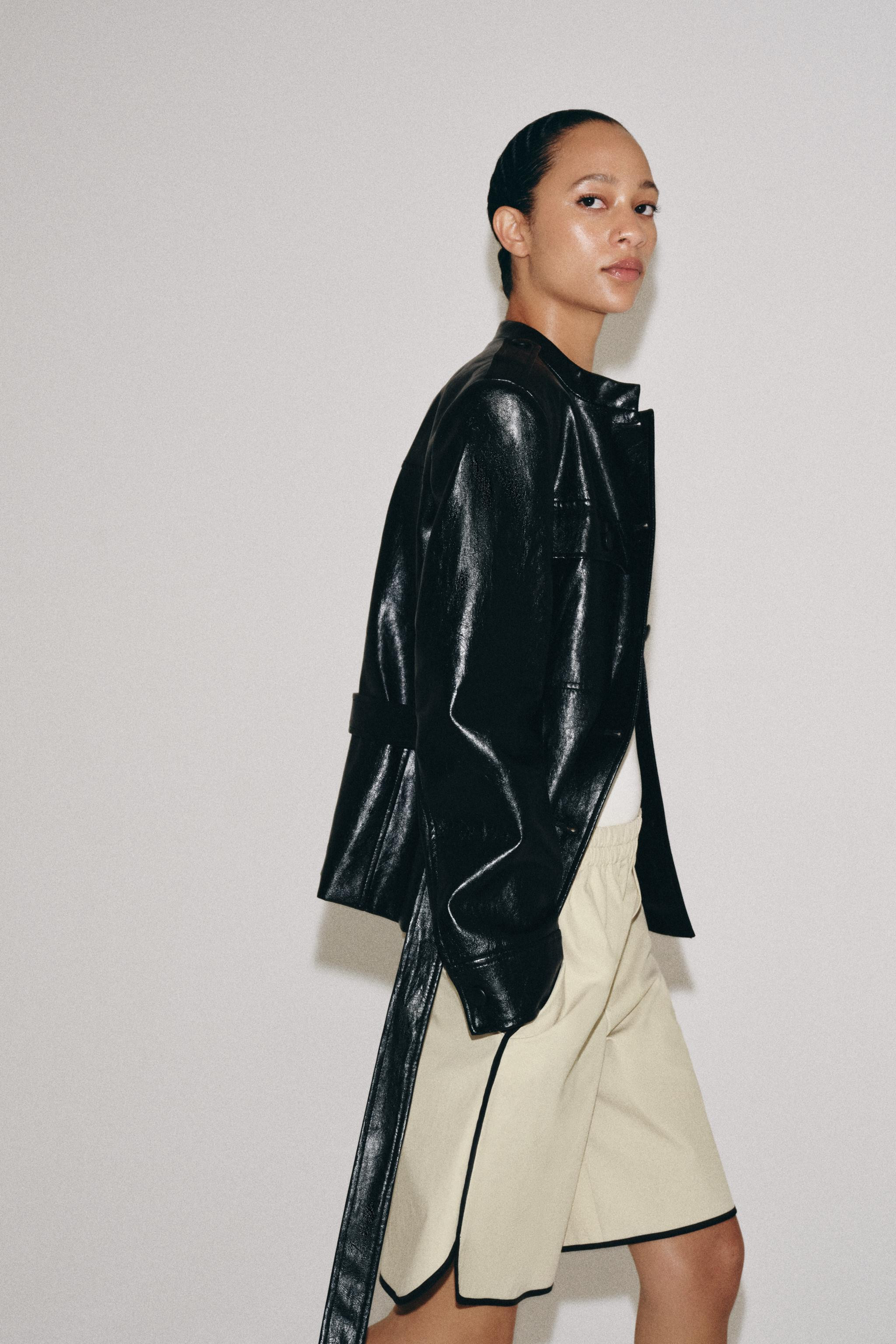 ZW COLLECTION FAUX LEATHER JACKET | Zara US