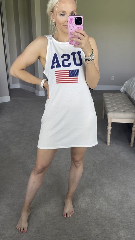 The cutest USA dress from Amazon!!! Would make the perfect 4th of July outfit

#LTKStyleTip #LTKParties #LTKFindsUnder50