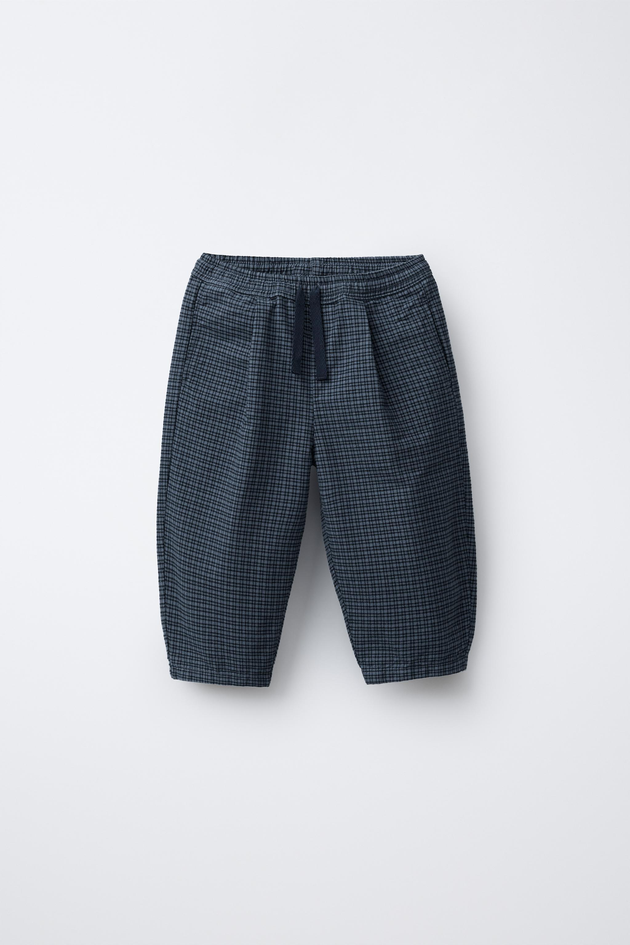 WARME BAGGYHOSE MIT KAROMUSTER | Zara DE