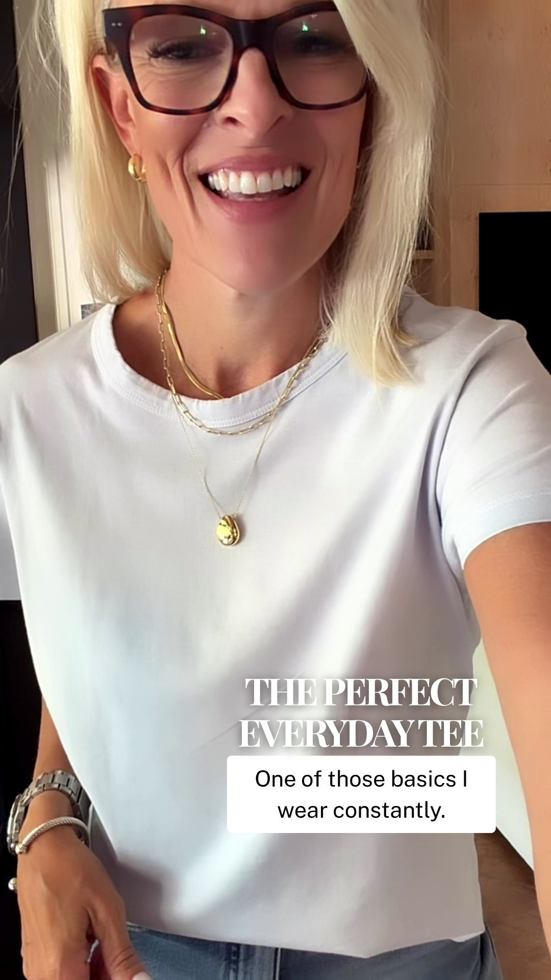 You know I love a good basic tee, and this one is really good. I already have it in white, so when I saw this pretty pale blue, I had to grab it too. 

I’m wearing a medium for a little more room, and right now it’s 40% off, bringing it to around $20. The pale blue is getting limited, but there are still sizes available in the other colors. Such a good everyday tee with denim, shorts, trousers, and so much more.

#LTKootd #LTKOver40 #LTKTravel