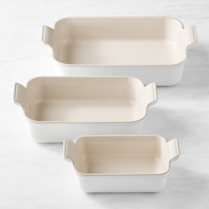Le Creuset Heritage Open Rectangular Dishes, Set of 3 | Williams-Sonoma