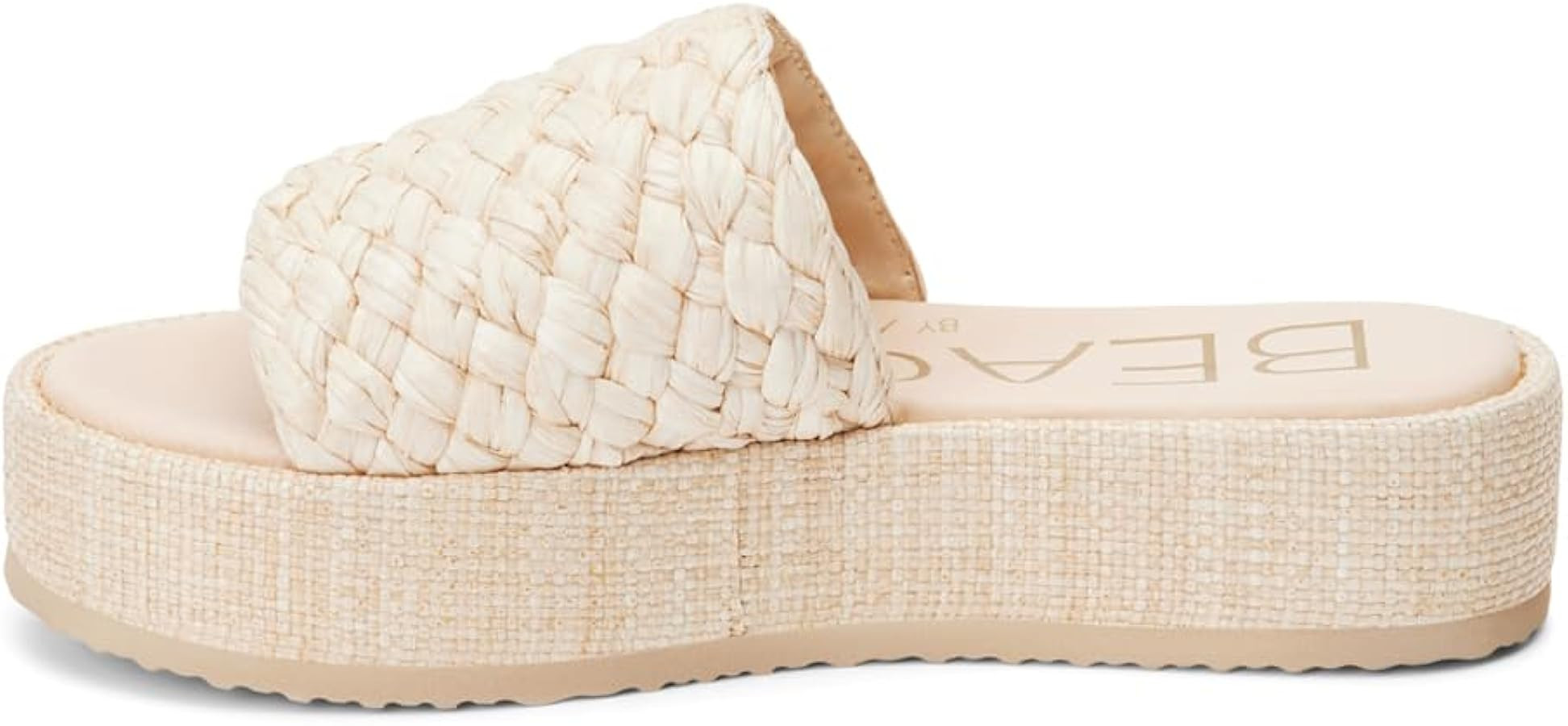 BEACH by Matisse Womens Cairo Platform Athletic Sandals Casual Low Heel 1-2" - Beige | Amazon (US)