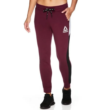 Reebok Women's Color Block Fleece Jogger | Walmart (US)