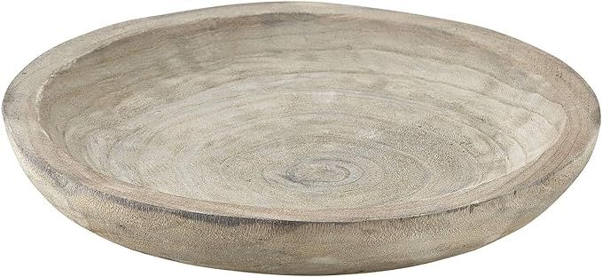 Santa Barbara Design Studio Table Sugar Hand Carved Paulownia Wood Serving Bowl, Medium, Grey | Amazon (US)