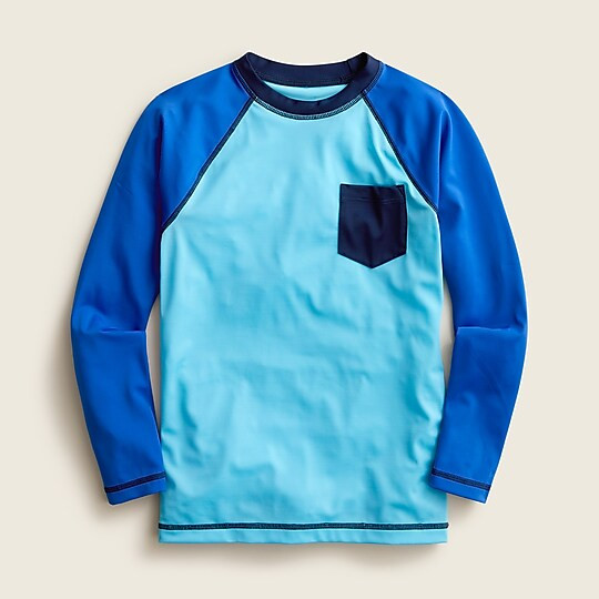Boys' colorblock rash guard with UPF 50+ | J. Crew US