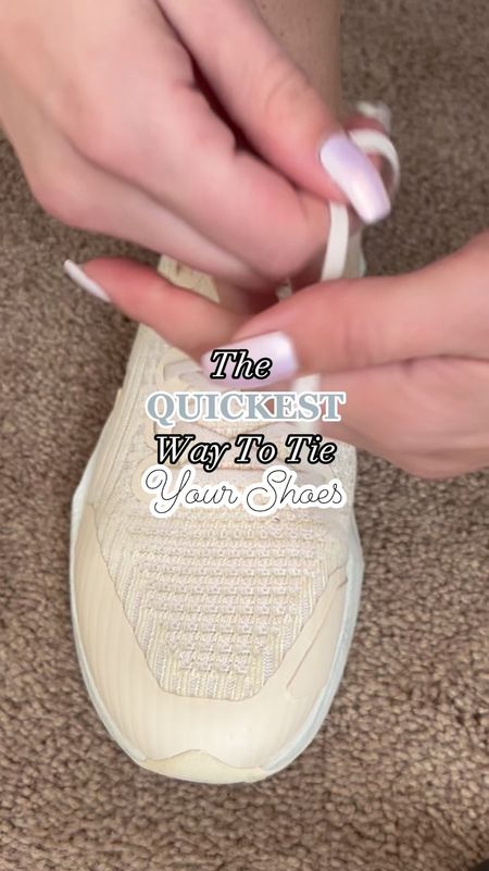 The Quickest Way To Tie Shoes | Life Hack 

#LTKShoeCrush #LTKStyleTip #LTKActive