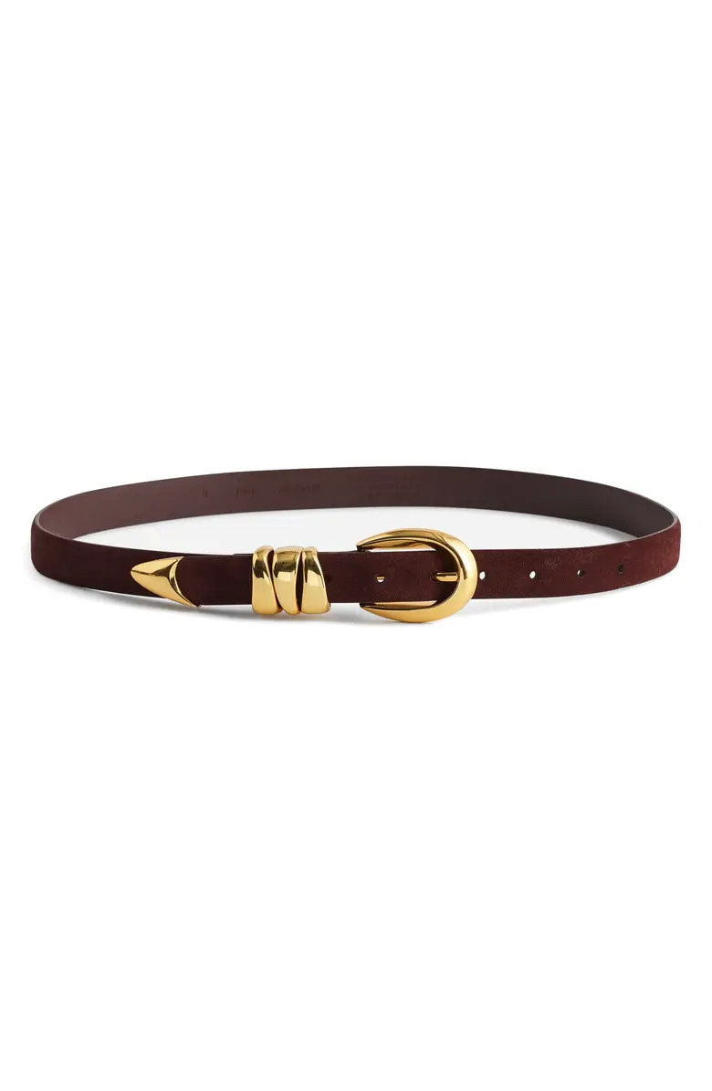 Triple Keeper Suede Belt | Nordstrom